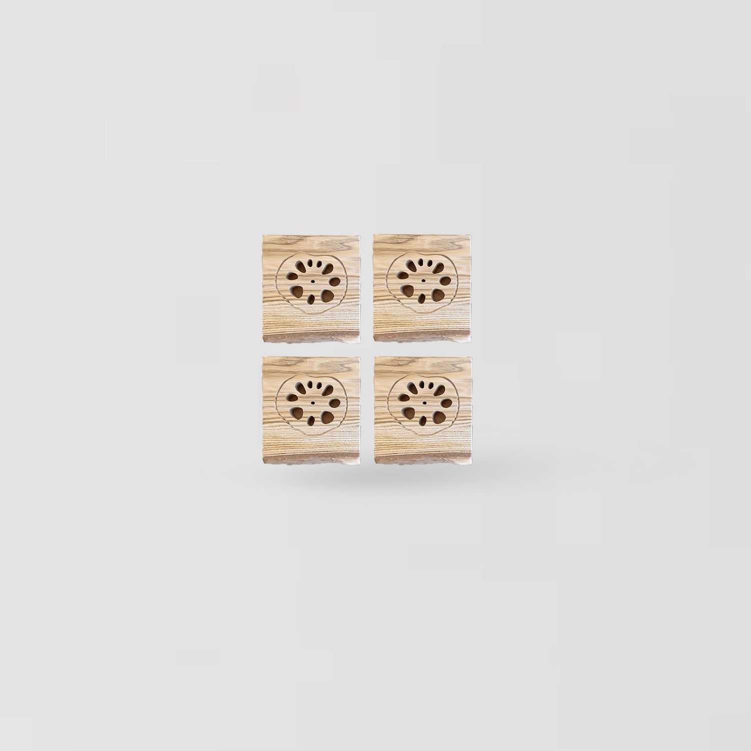 日本栗木製隔熱墊 (小) (4個裝)