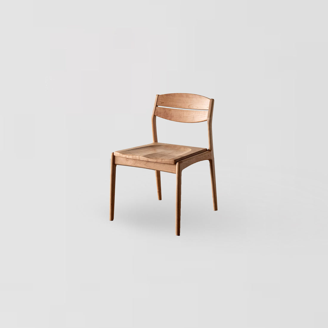 幸之座木坐墊餐椅 - 白橡/紅橡