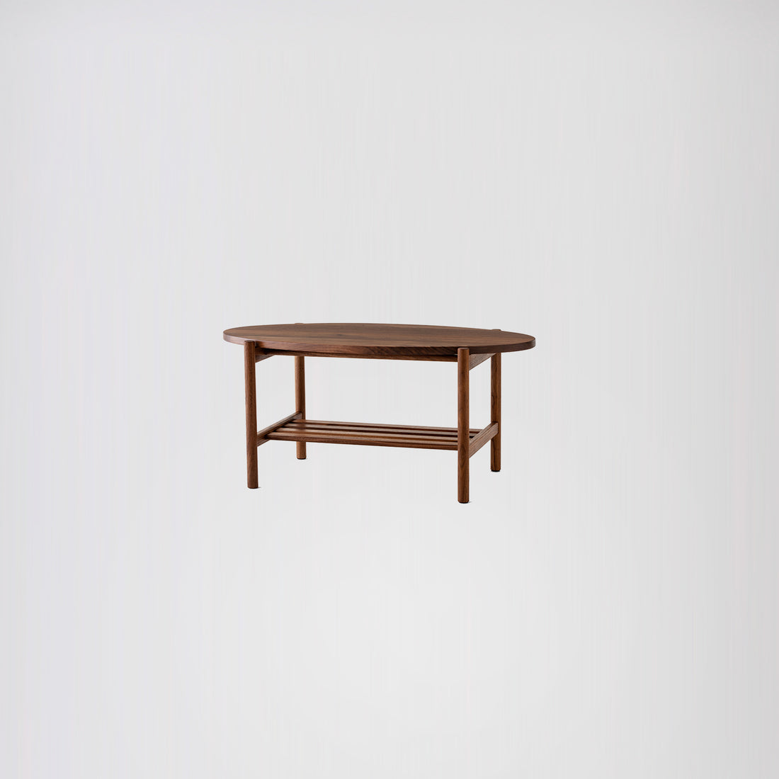 立系列雙層茶幾 - 木面