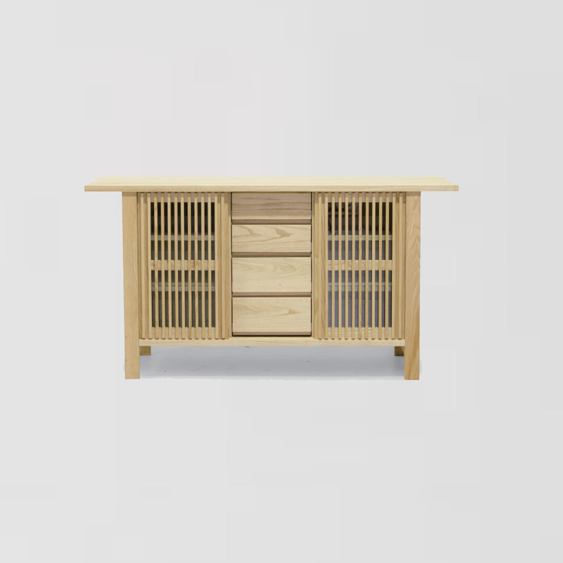 日和系列餐邊櫃 — 栗木/胡桃木