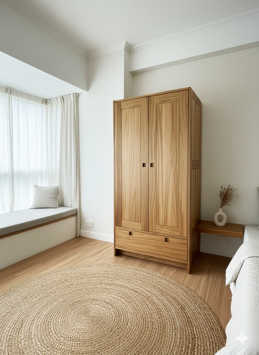 HIMUKA楠木衣櫃 - 雙門