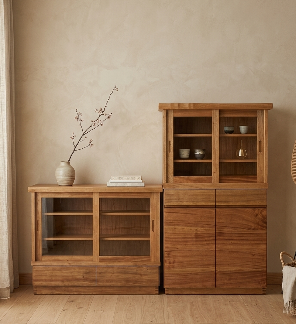 神武系列楠木餐邊櫃 - H140cm