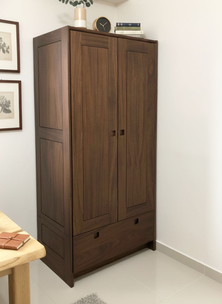 HIMUKA楠木衣櫃 - 雙門