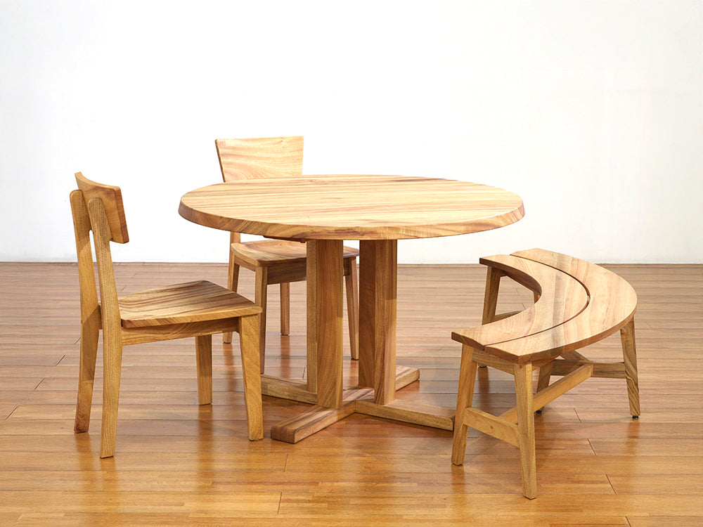 神武楠木圓形餐枱