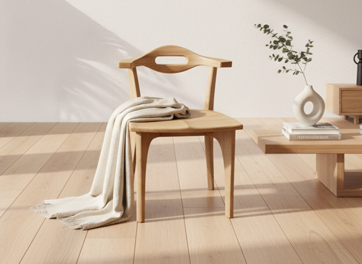 頑之座 餐椅- 日本栗木